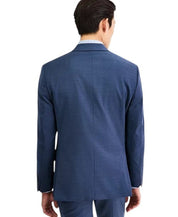Calvin Klein Mens Slim fit Wool Suit Jacket Blazer 44 R Blue Solid Stretch