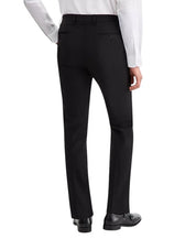 Calvin Klein Mens Slim fit Wool Dress Pants 44 / 30 Black Solid