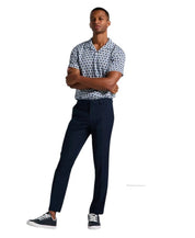 Perry Ellis Portfolio Mens Slim fit Dress Pants 32 / 30 Navy  Blue Solid
