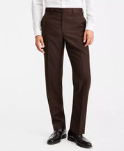 Michael Kors Mens Classic fit Wool Dress Pants 32 / 30 Brown Solid
