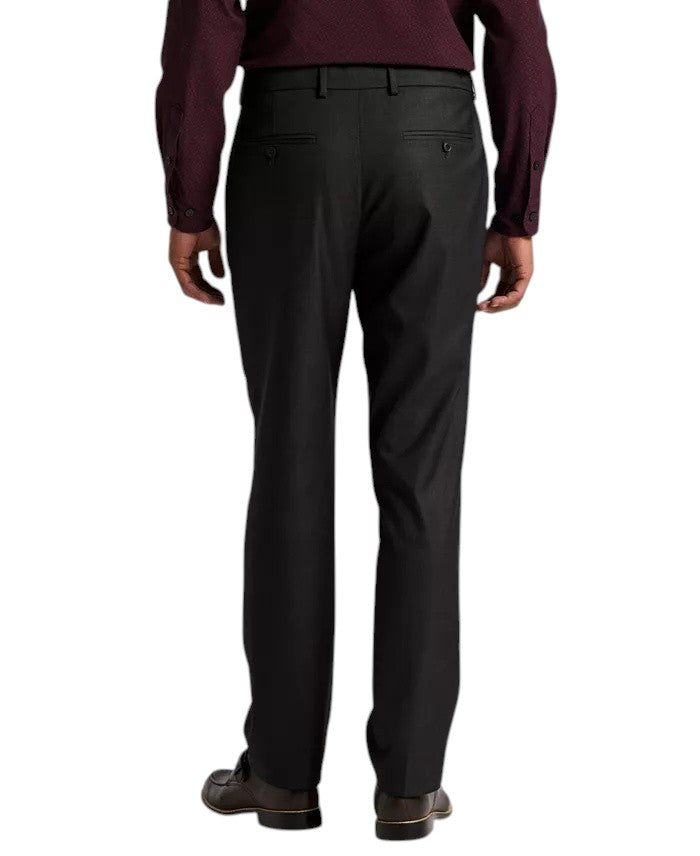 Perry Ellis Portfolio Mens Modern fit Dress Pants 34 / 32 Black Solid
