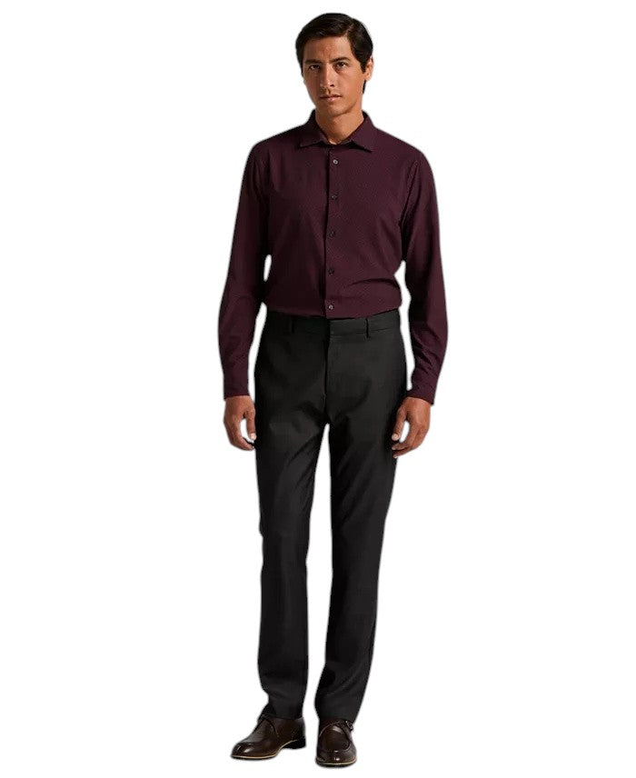 Perry Ellis Portfolio Mens Modern fit Dress Pants 34 / 32 Black Solid