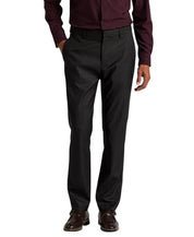 Perry Ellis Portfolio Mens Modern fit Dress Pants 34 / 32 Black Solid