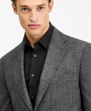 Calvin Klein Mens Slim fit Sport Coat Blazer 44 S Gray Solid