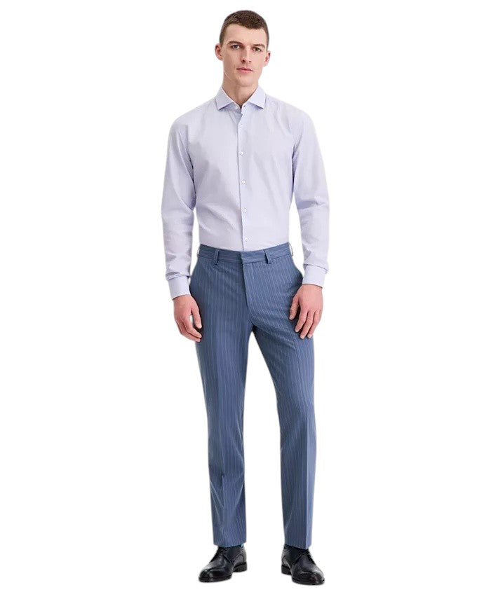 Hugo Boss Mens Modern fit Wool Dress Pants 36 / 30 Blue Striped