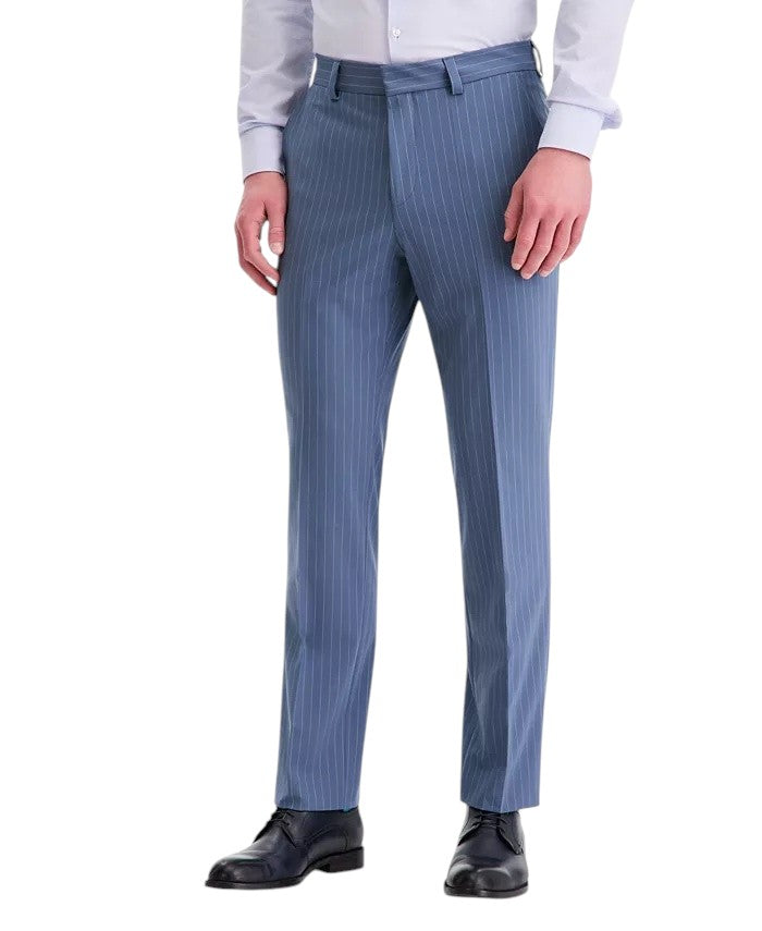 Hugo Boss Mens Modern fit Wool Dress Pants 36 / 30 Blue Striped