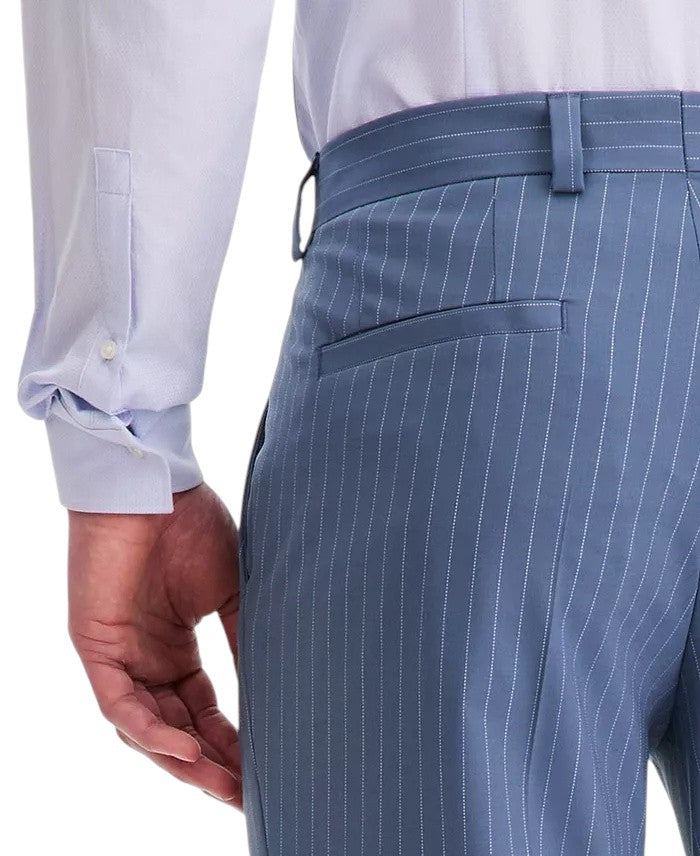 Hugo Boss Mens Modern fit Wool Dress Pants 36 / 30 Blue Striped