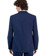 Tommy Hilfiger Mens Modern fit Wool Suit Jacket Blazer 44 L Blue Solid