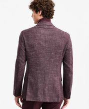 Tommy Hilfiger Mens Modern fit Sport Coat Blazer 44 R Burgundy Solid