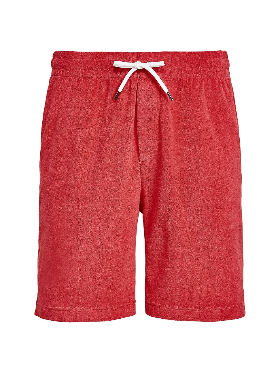 Polo Ralph Lauren Mens Terry Drawstring Shorts Starboard Red LARGE