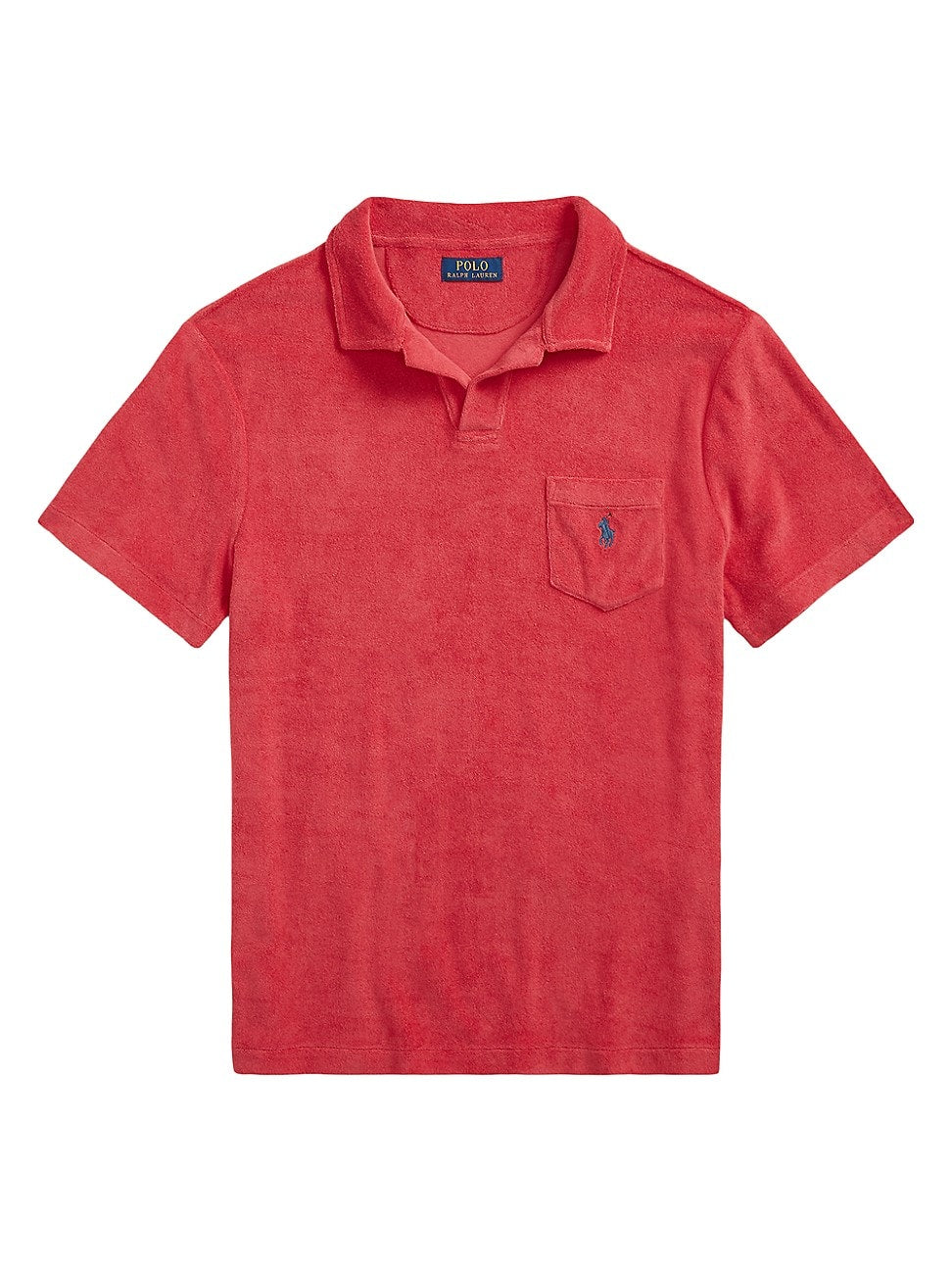 Polo Ralph Lauren Men's Custom Slim Fit Terry Polo  Starboard Red  Small