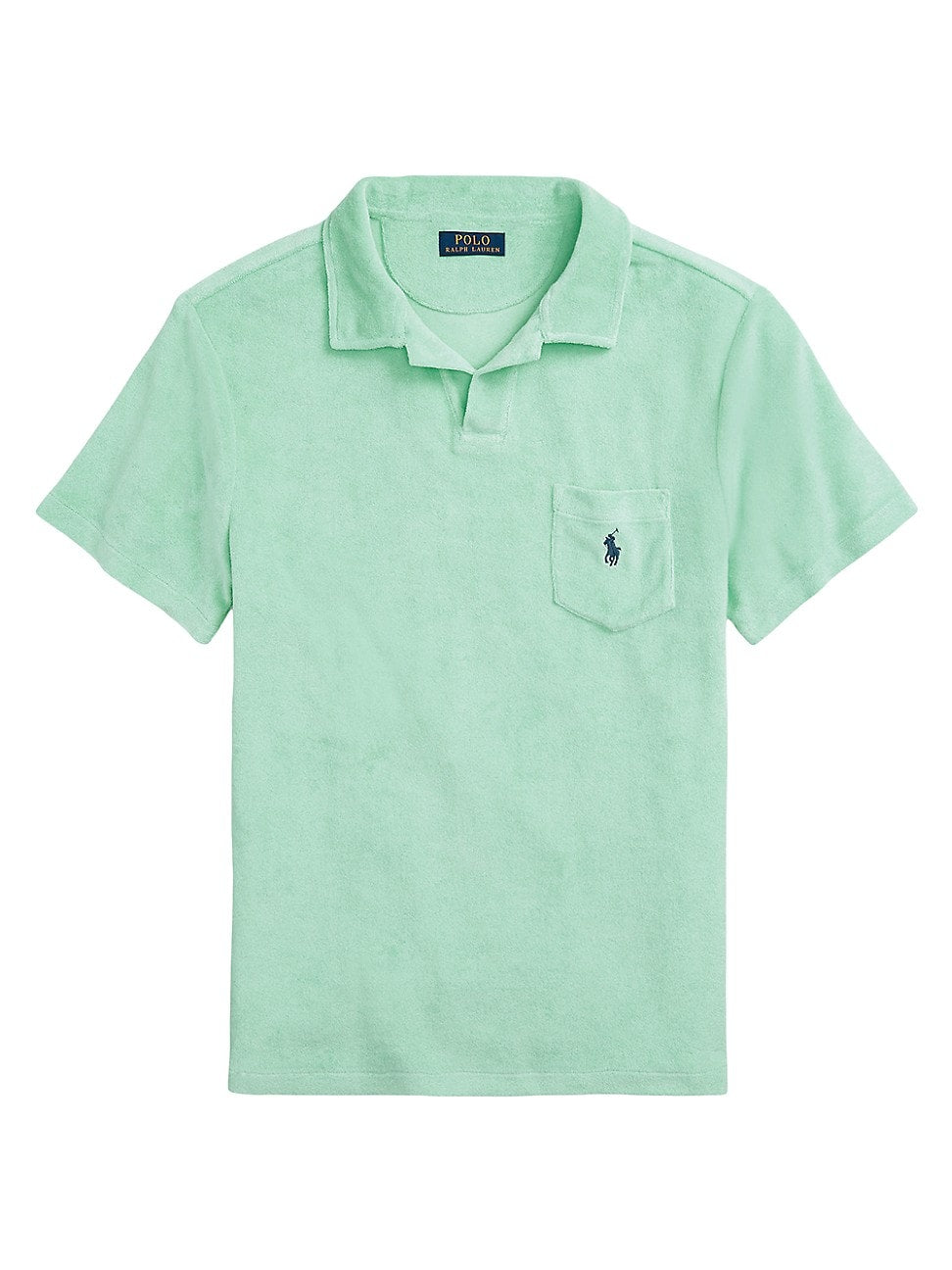 Polo Ralph Lauren Mens Custom Slim Fit Short Sleeve Polo Shirt Mint Green Large