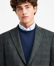 Tommy Hilfiger Mens Modern fit Sport Coat Blazer 44 R Green Blue Plaid