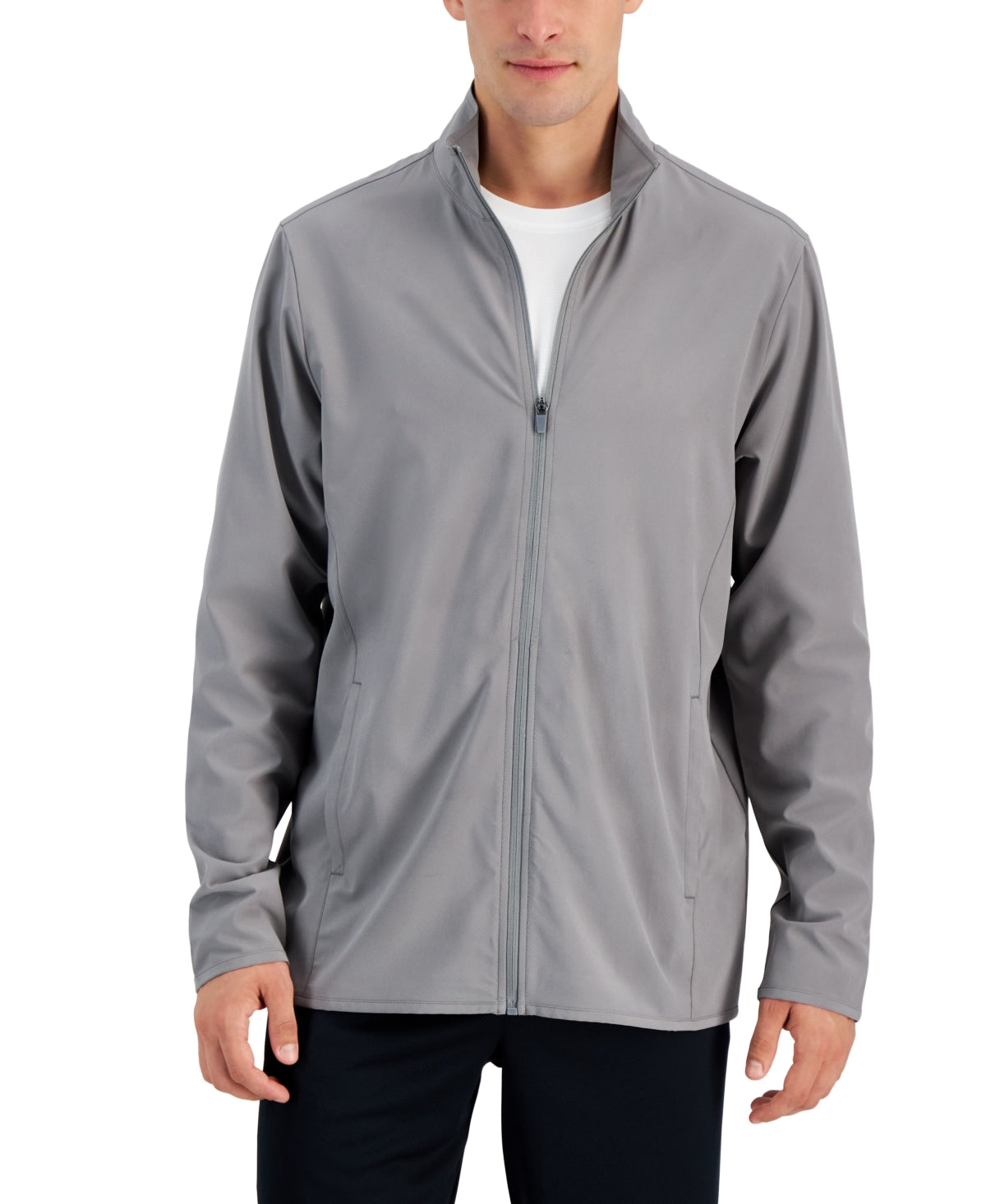 Id Ideology Men's Full zip Jacket Steel Grey Medium
