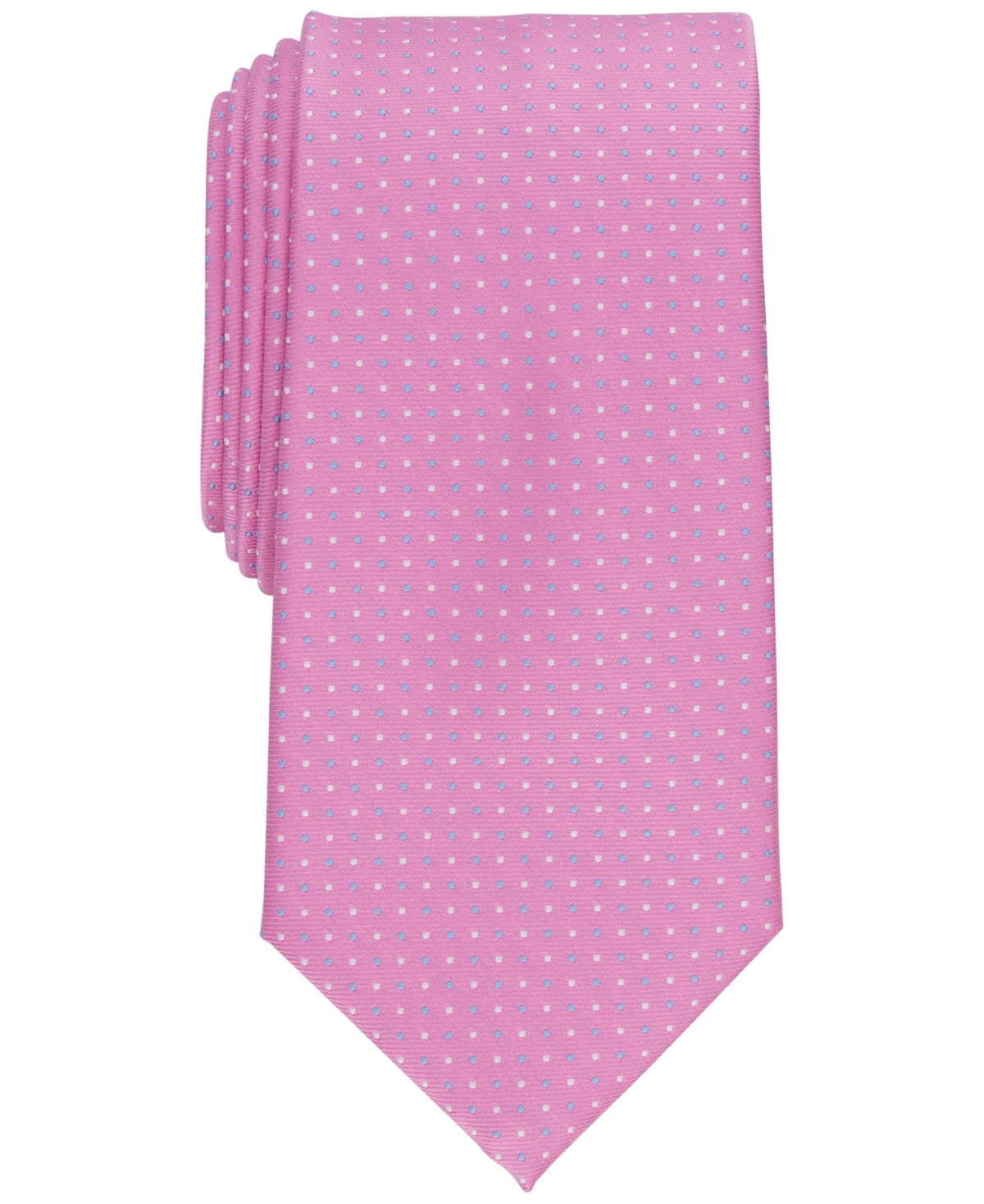 Club Room Men's Reade Dot Tie Pink Necktie
