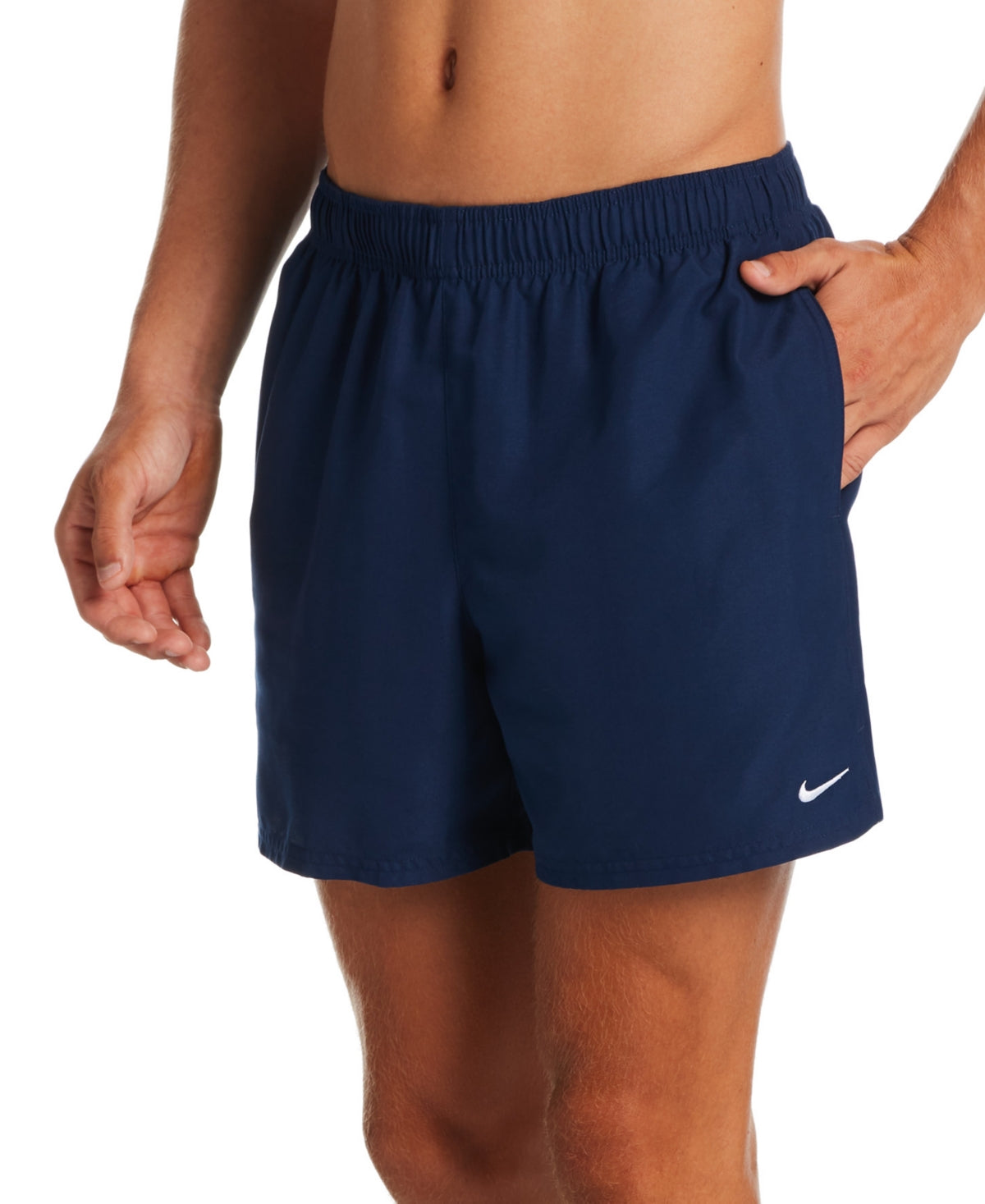 Nike Mens  fit Swim Trunks Swimwear XL Midnight Blue Solid