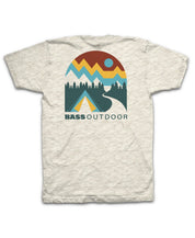 BASS OUTDOOR Mens Campadre Graphic Short Sleeve T-Shirt Oatmeal Medium