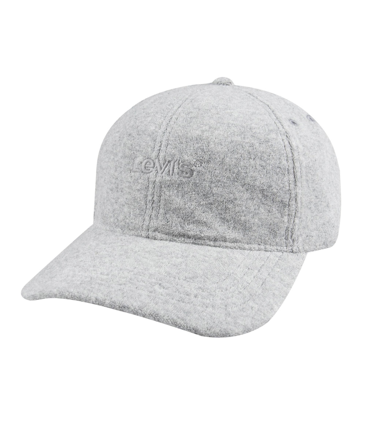 Levi's Men's Adjustable Terry Cloth Baseball Hat Grey