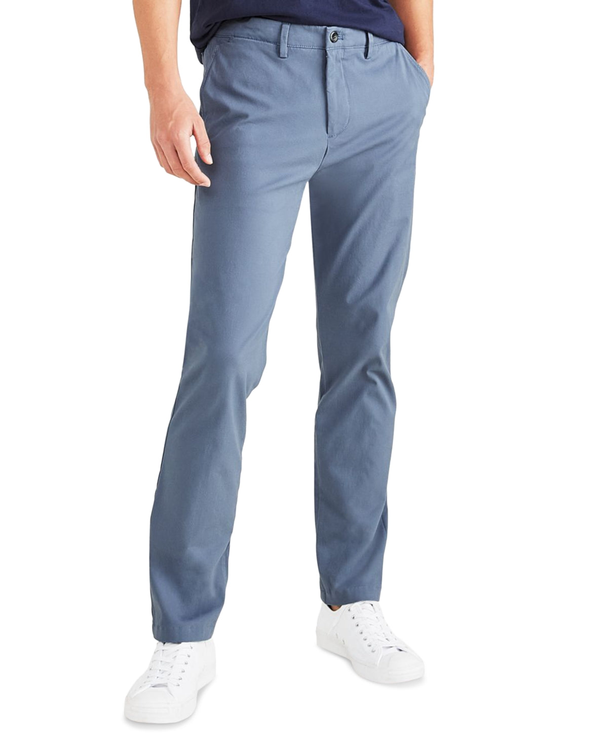 Dockers Mens Smart 360 Flex Chino Dress Pants Vintage Indigo 36 x 32