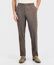 Michael Kors Mens Classic fit Linen Dress Pants 40 / 29 Brown Solid