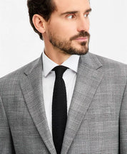 Michael Kors Mens Classic fit Sport Coat Blazer 42 S Black White Plaid