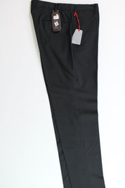 PT Torino PT01 Mens Modern Fit Stretch Dress Pants EU 54 US 38 Black Wool $395