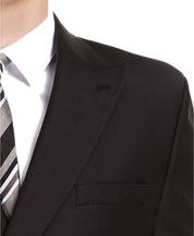 Calvin Klein Slim-Fit Stretch Black Double-Breasted Suit Jacket 40L