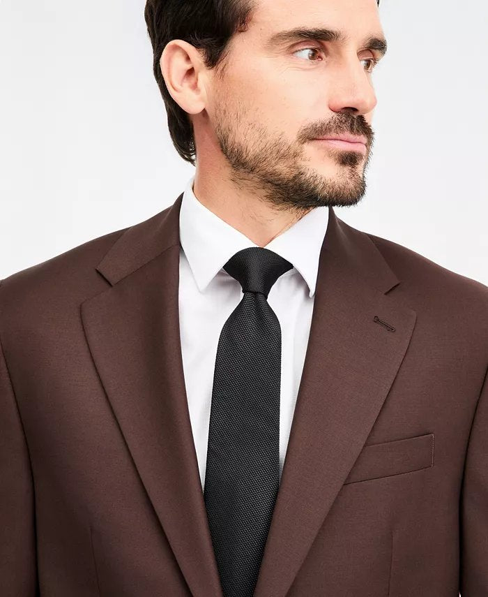 Michael Kors Mens Classic fit Wool Suit Jacket Blazer 42 S Brown