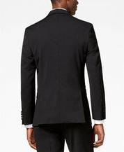 Tommy Hilfiger Men's Modern-Fit Flex Stretch Black Tuxedo Jacket 40L