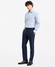 Tommy Hilfiger Mens Modern fit Wool Dress Pants 38 / 30 Navy Solid Stretch