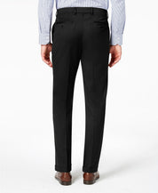 Lauren Ralph Lauren Classic Fit Micro Twill Pleated Dress Pants 38 x 32 Black