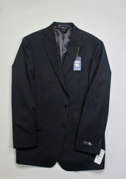 Hart Schaffner Mens Marx Chicago Fit Suit Jacket 40S Charcoal Grey Wool