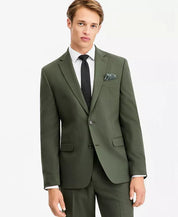 Bar III Mens Slim fit Suit Jacket Blazer 38 R Green Solid