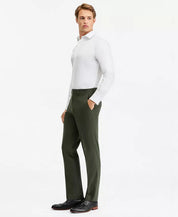 Bar III Mens Slim fit Dress Pants 34 / 30 Green Solid