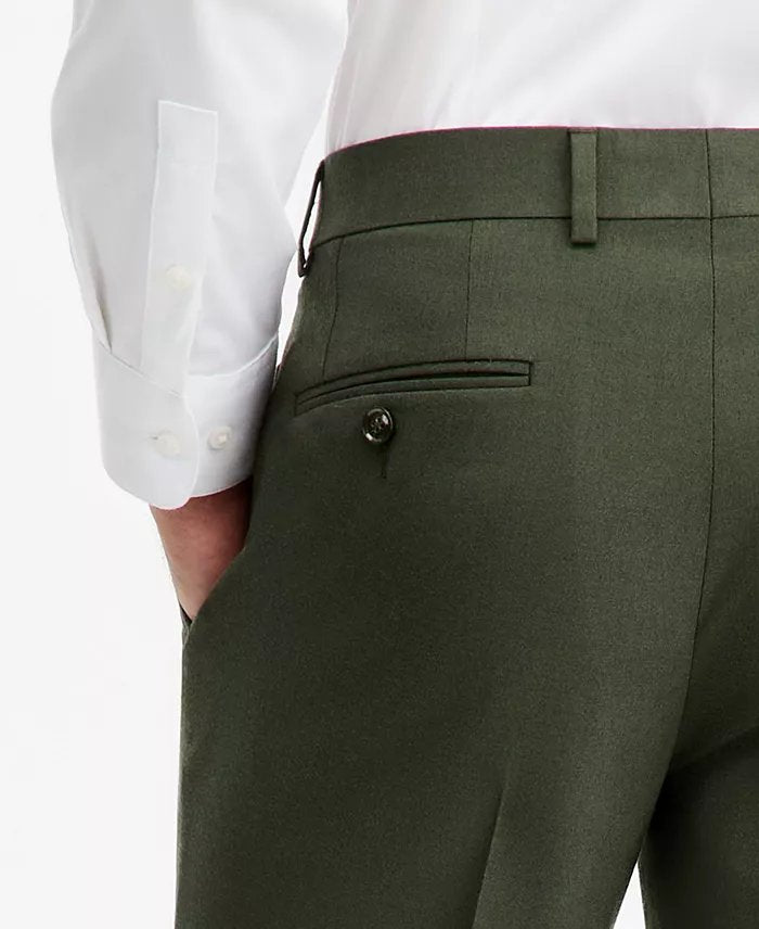 Bar III Mens Slim fit Dress Pants 31 / 30 Green Solid