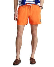Polo Ralph Lauren Men's 5-3/4-Inch Bear Swim Trunks Medium Sailing Orange