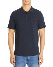 Theory Mens Bron Cotton Regular Fit Polo Shirt Medium Dark Blue