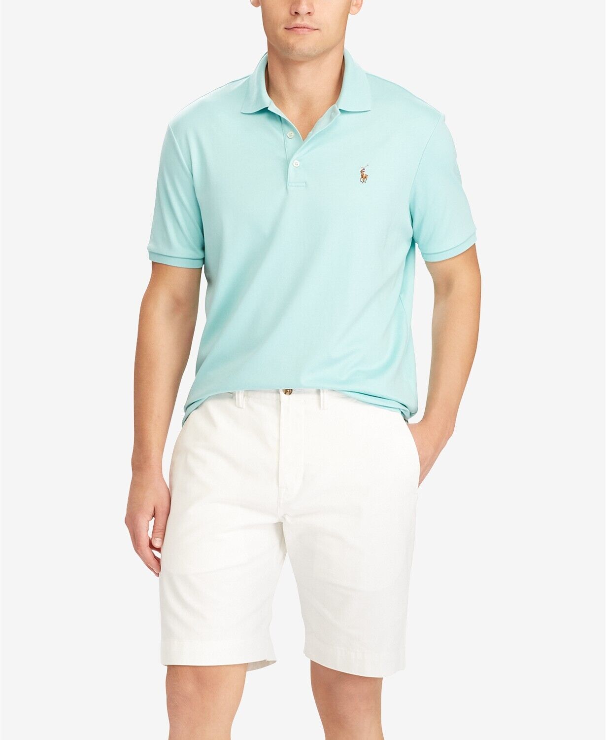 Polo Ralph Lauren Men's Stretch Classic-Fit 9 Shorts Size 40 White