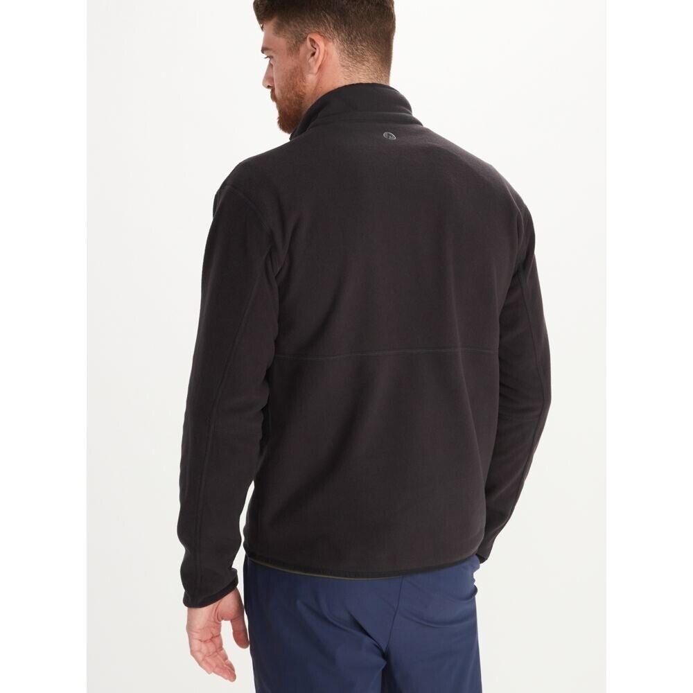Marmot Rocklin 1/2 Zip Men's Fleece Jacket Sweatshirt Medium Black