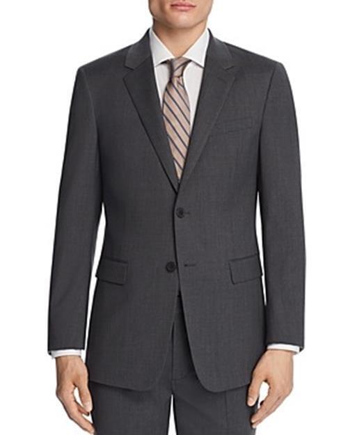Theory Men's Chambers Sartorial Stretch Slim Fit Suit Jacket 38R Grey Heather
