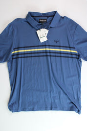 Barbour Men's Silsen Polo Shirt XXL 2XL Blue