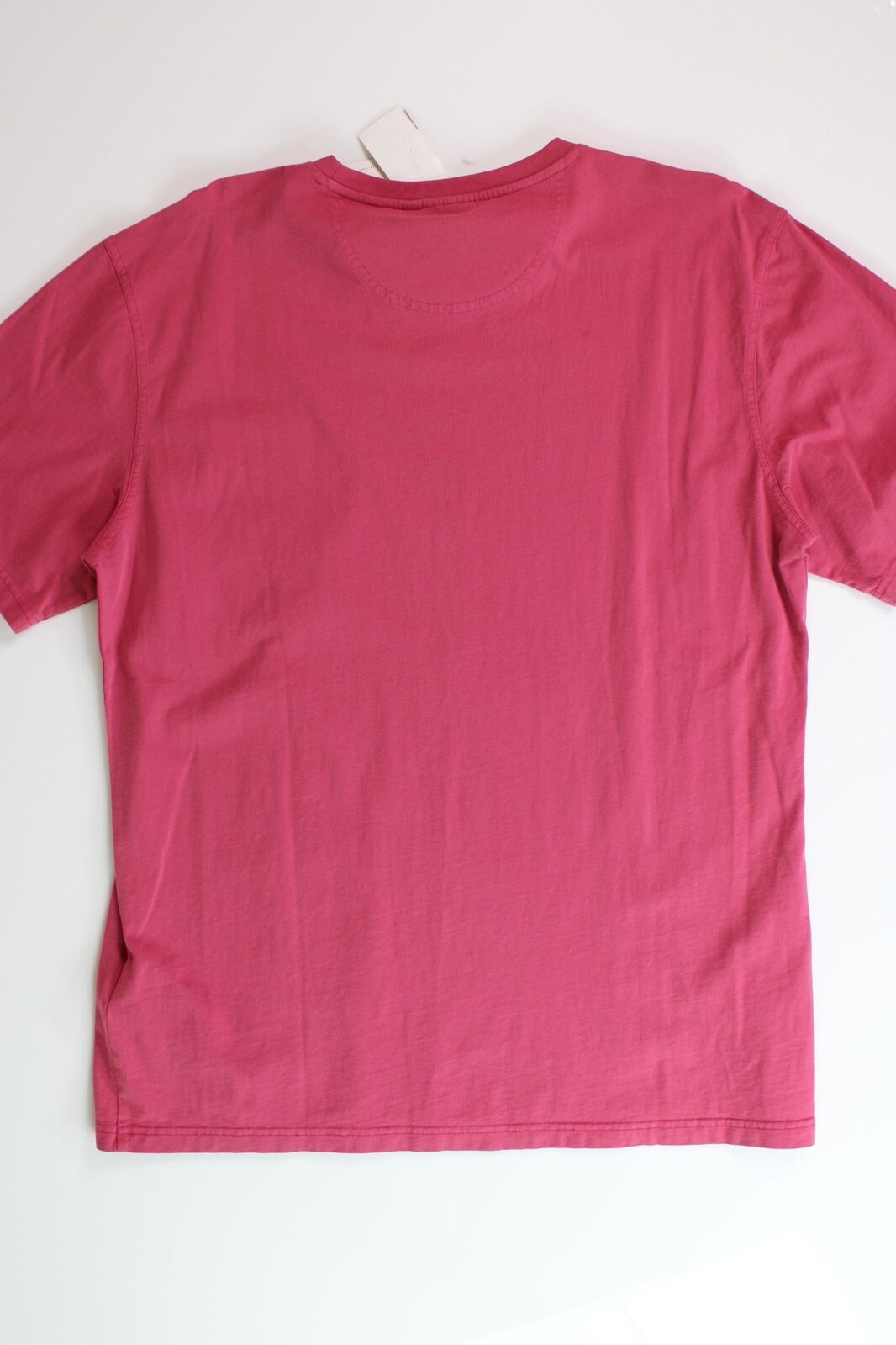 Barbour Mens Garment-Dyed T-Shirt XL Fuchsia Pink