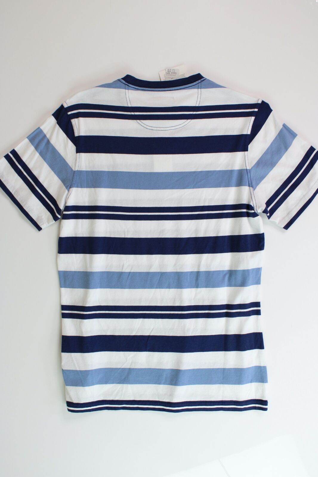 Barbour Mens Kylemore Tee Shirt Small Blue Striped