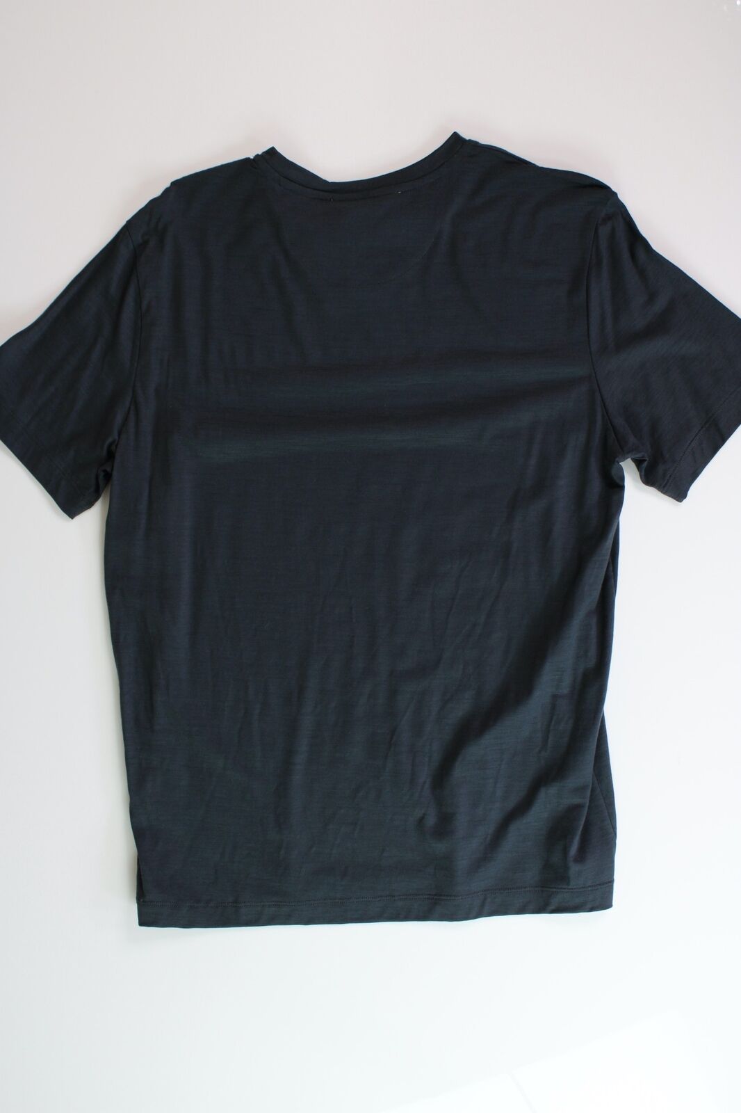 Maurizio Baldassari Mens SS WOOL T Shirt Small Metal Grey ITALY