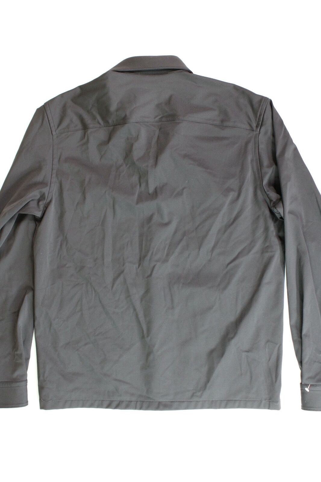 Z Zegna Mens Light Fill Shirt Jacket Medium Black