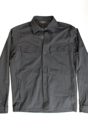 Z Zegna Mens Light Fill Shirt Jacket Medium Black