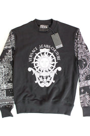 Versace Jeans Couture Mens Celestial Baroque Sweatshirt Small Black