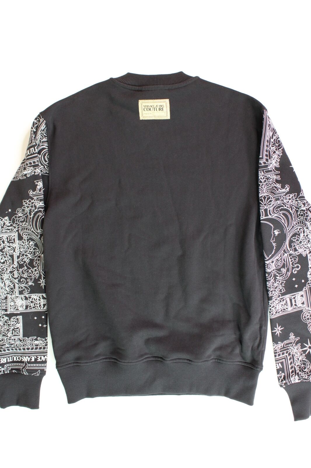Versace Jeans Couture Mens Celestial Baroque Sweatshirt Small Black