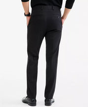 Kenneth Cole Reaction Mens Slim fit Dress Pants 34 / 34 Black Pinstripe
