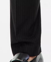 Kenneth Cole Reaction Mens Slim fit Dress Pants 34 / 34 Black Pinstripe